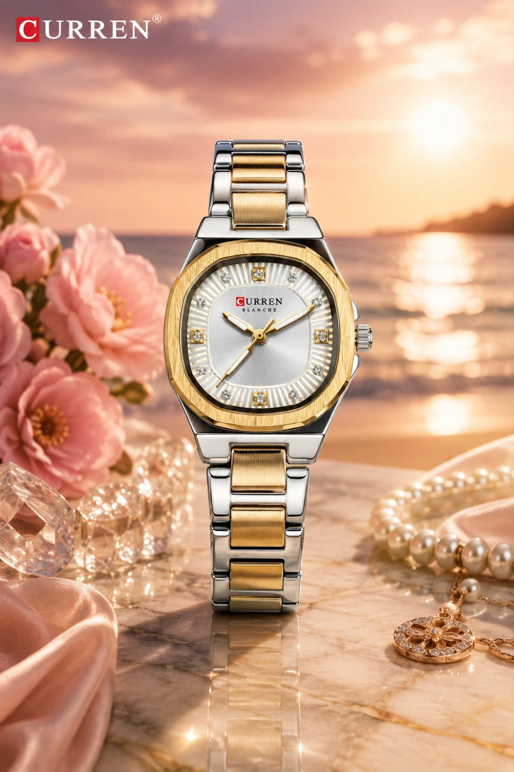 Curren Ladies Two-Tone Watch