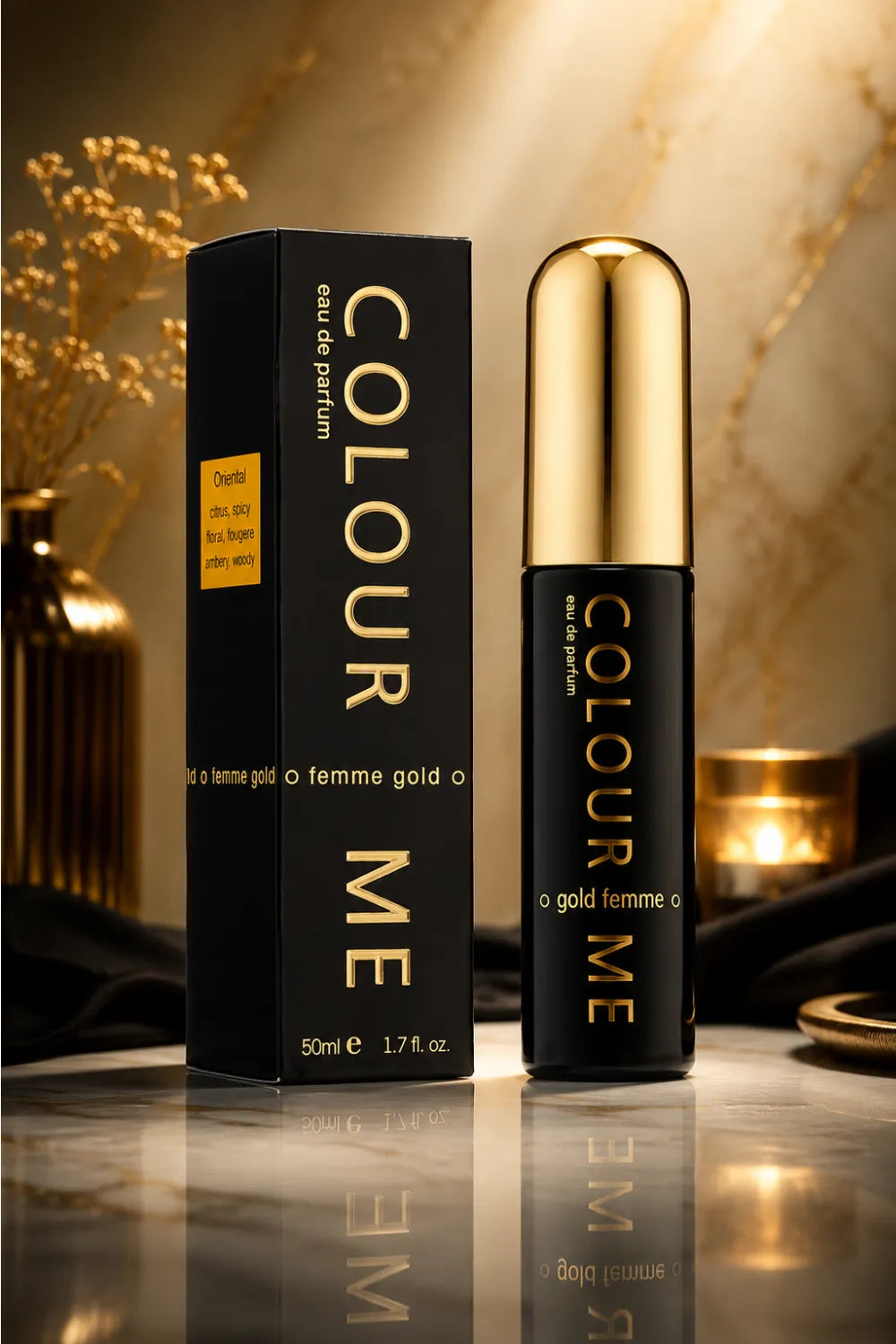 Colour Me Gold Femme  Spray for Women (England) - 50ml