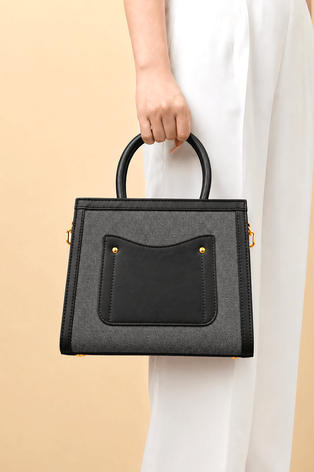 Imported Leather Hand Bag