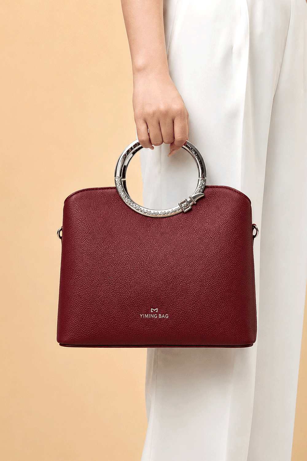 Imported Leather Hand Bag