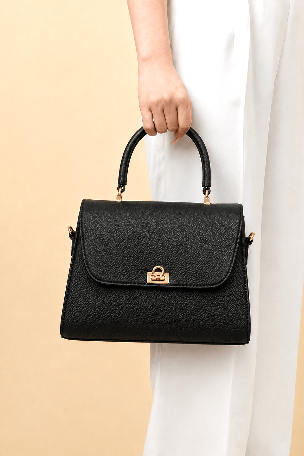 Imported Leather Hand Bag