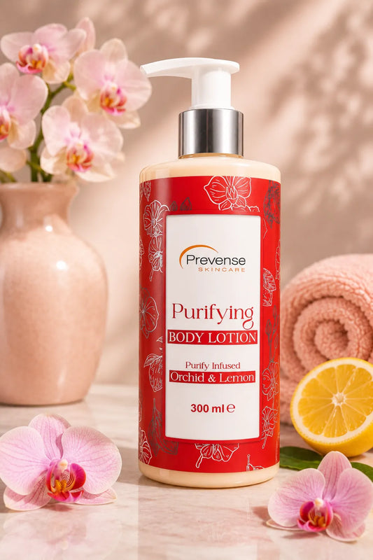Prevense Purifying Body Lotion – Orchid & Lemon - 300ml
