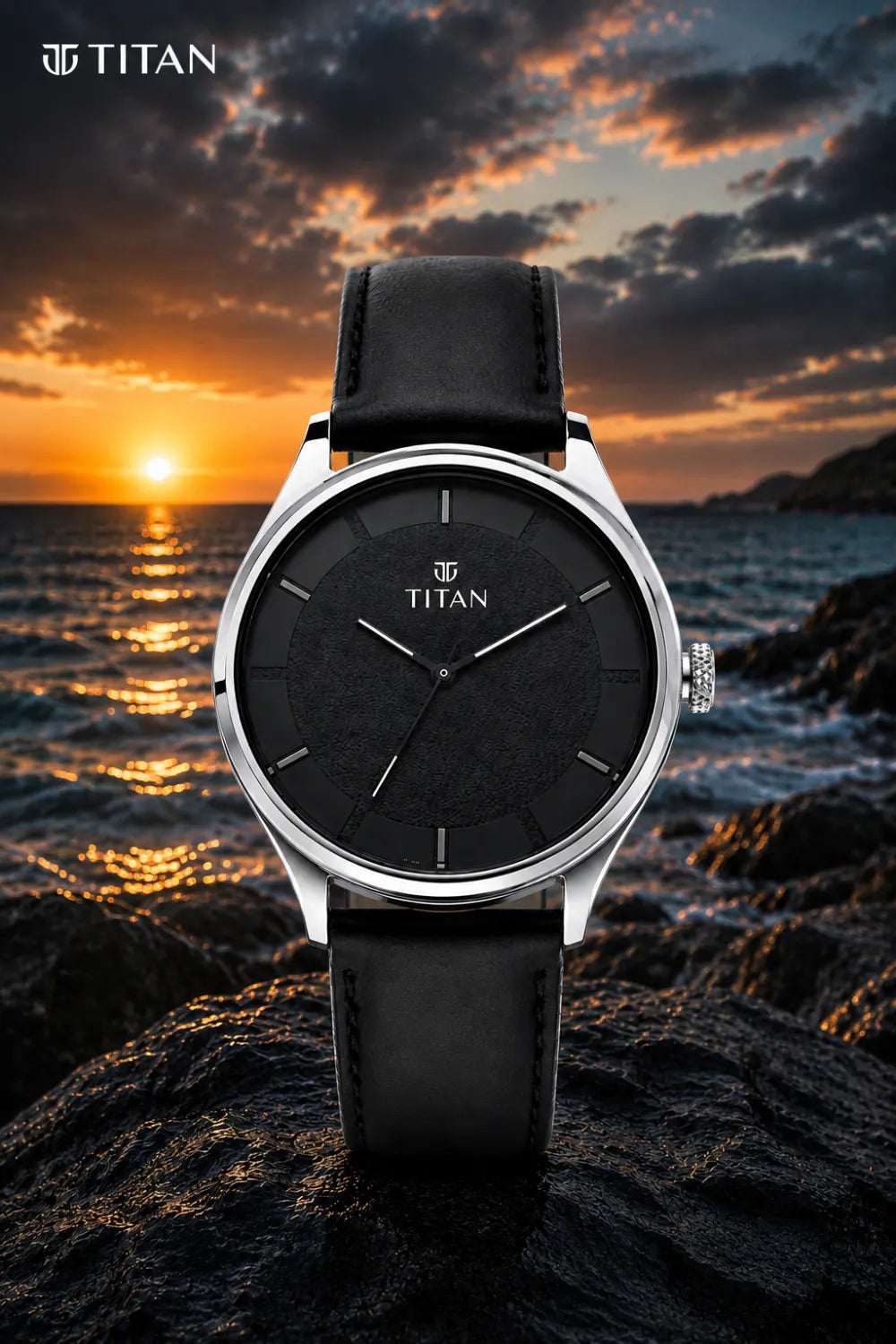 Titan Men's Watch - NT1802SL11