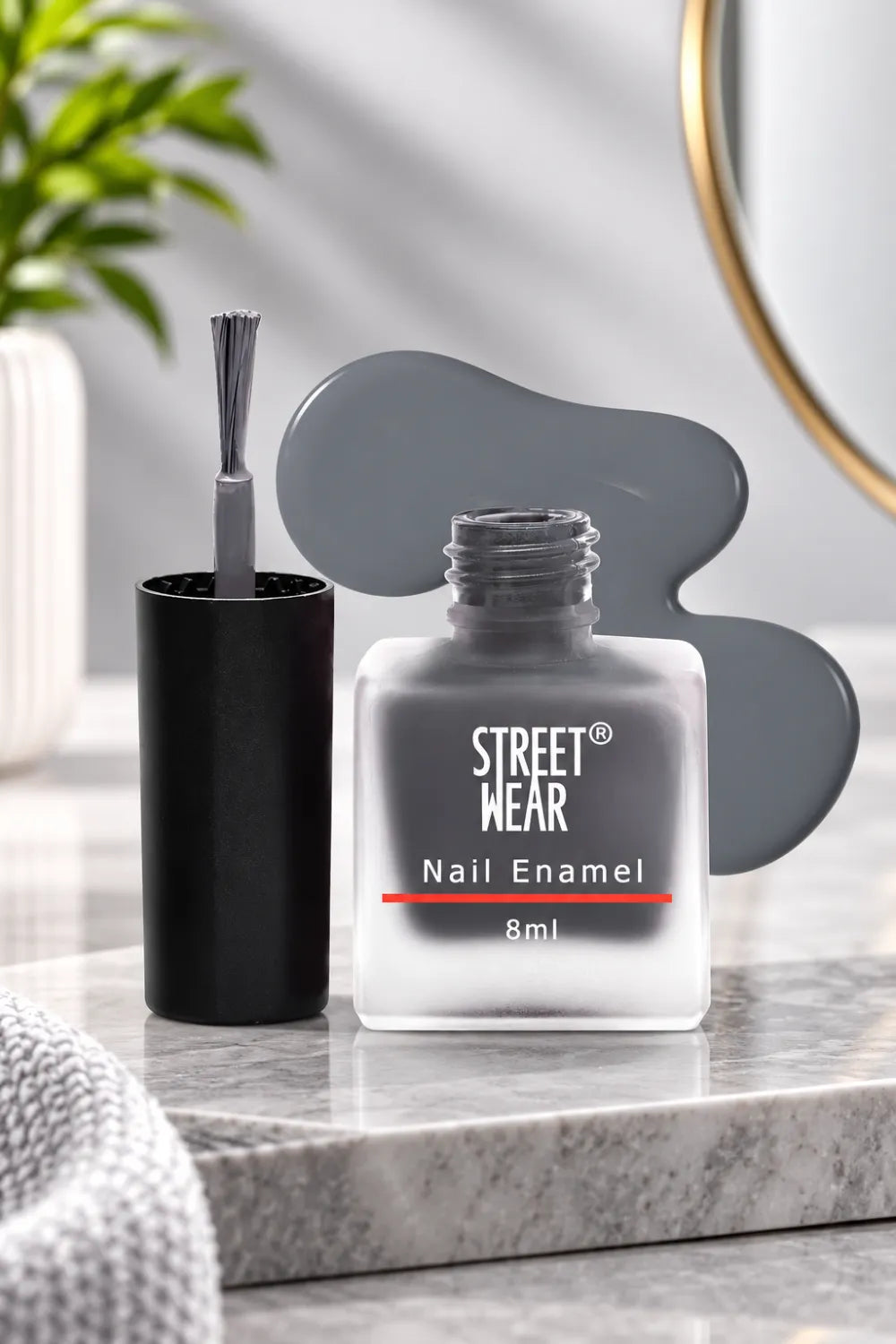 Street Wear Nail Enamel - Matte Cool Grey