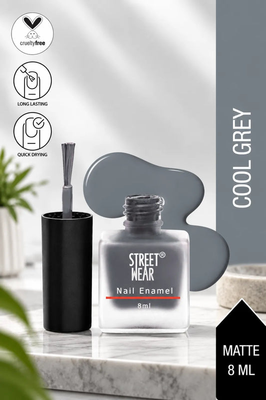 Street Wear Nail Enamel - Matte Cool Grey