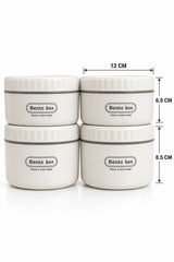 4-Piece Bento Lunch Box Set with Insulated Carry Bag