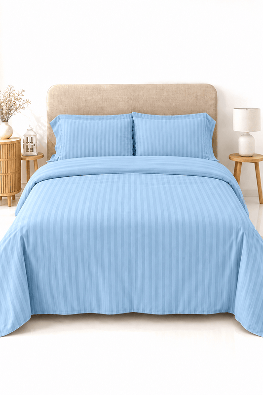 Satin Premium Bed Sheet Set 03pcs - 230 × 250 cm (90 × 100 in)