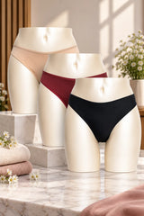 Amante Microfiber Thong  - 3Pcs Pack (Multicolor)