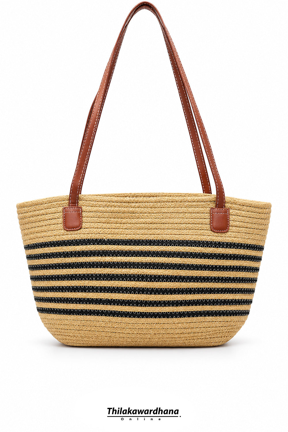 Classic Woven Stripe Shoulder Bag