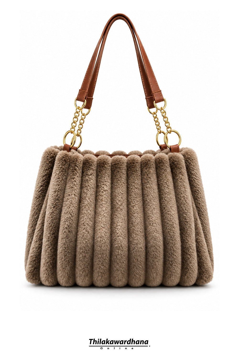 Elegant Fur Shoulder Bag