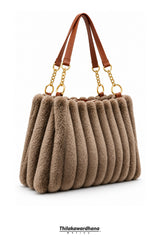 Elegant Fur Shoulder Bag