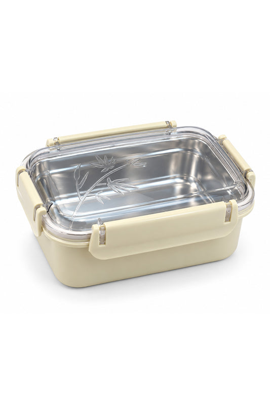 Stainless Steel Lunch Box with Secure Locking Lid