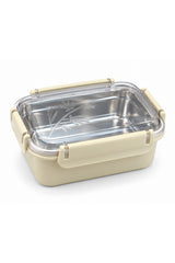 Stainless Steel Lunch Box with Secure Locking Lid