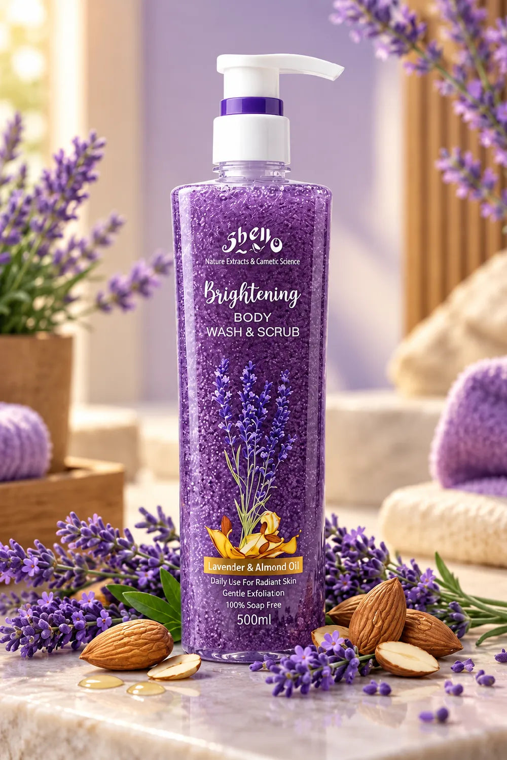 Shello Lavender Body Wash - 500ml