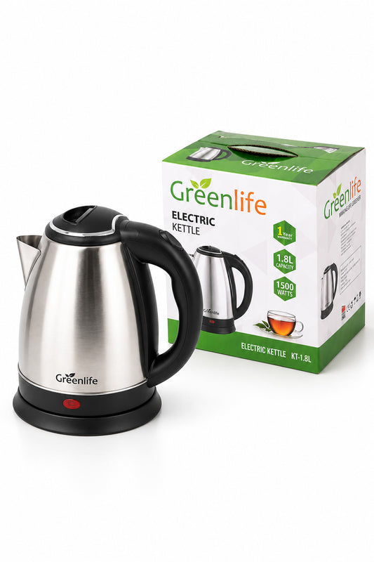 Greenlife Electric Kettle – 1.8L, 1500W