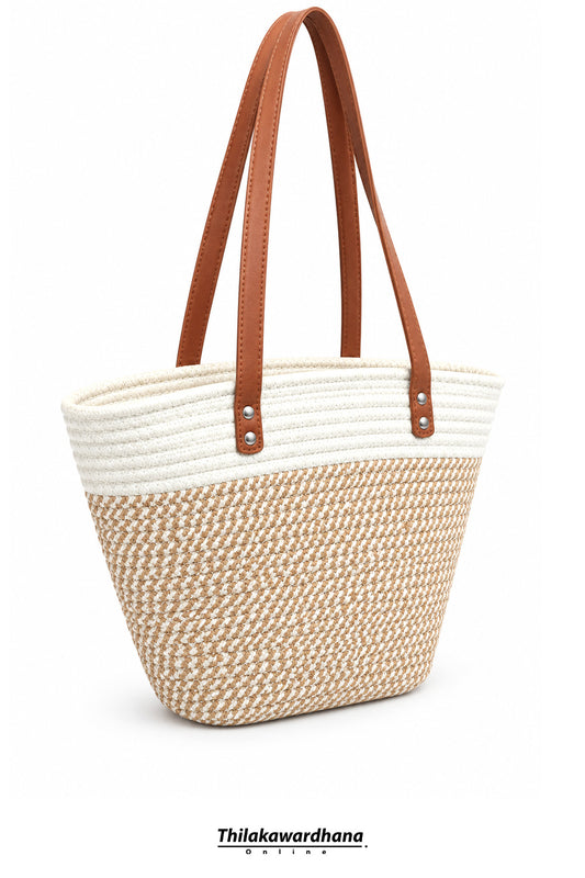 Classic Woven Shoulder Bag
