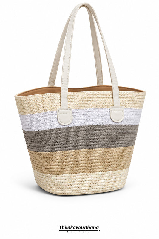 Classic Textured Shoulder Bag