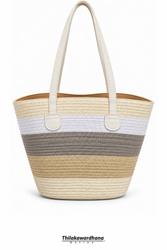 Classic Textured Shoulder Bag