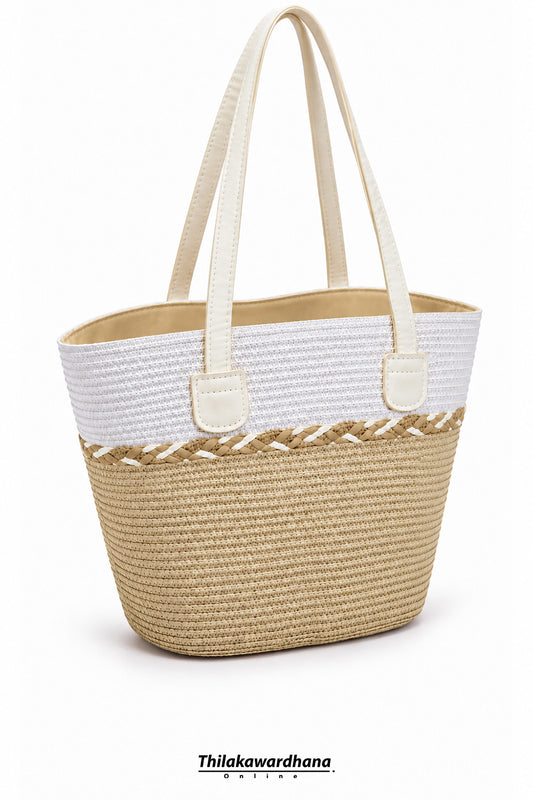 Classic Textured Shoulder Bag
