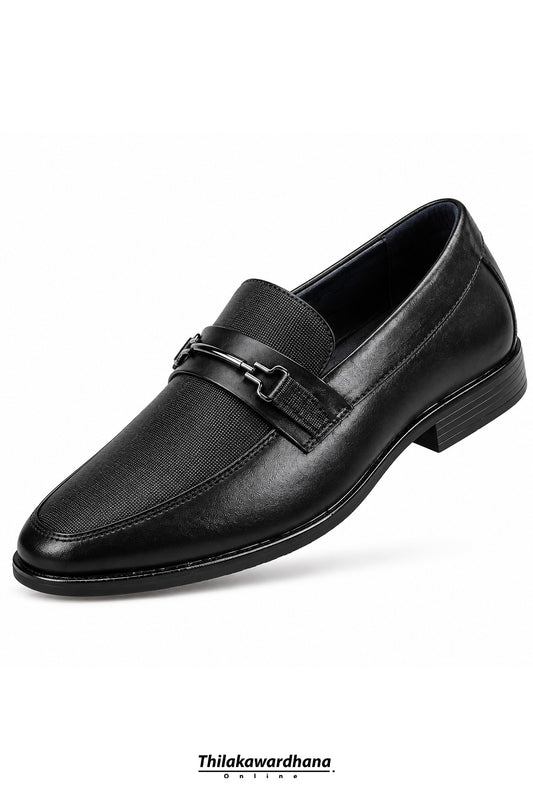 Caliber Executive Textured Loafer Leather Shoe