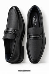 Caliber Executive Textured Loafer Leather Shoe