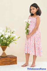 Lily Smocked Printed Frock