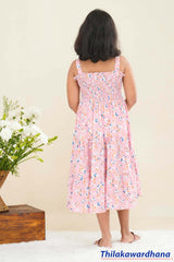 Lily Smocked Printed Frock