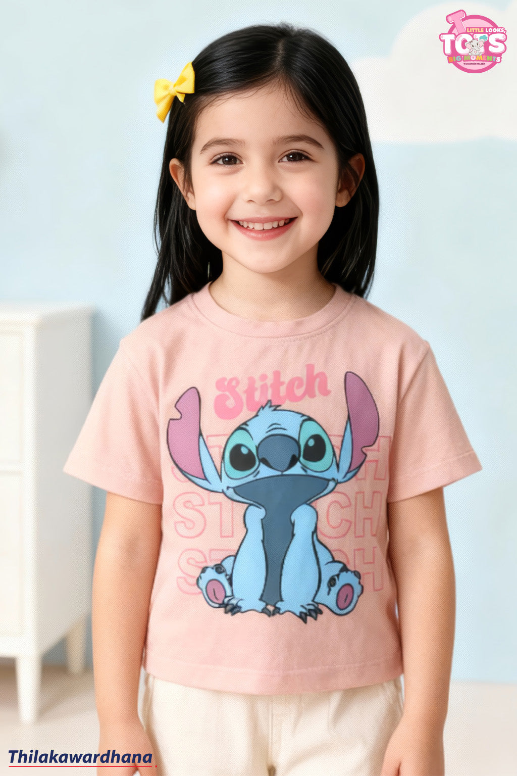 T Tots Stitch Girl T Shirt