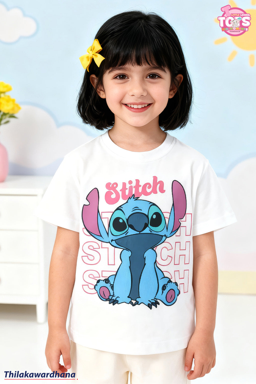 T Tots Stitch Girl T Shirt