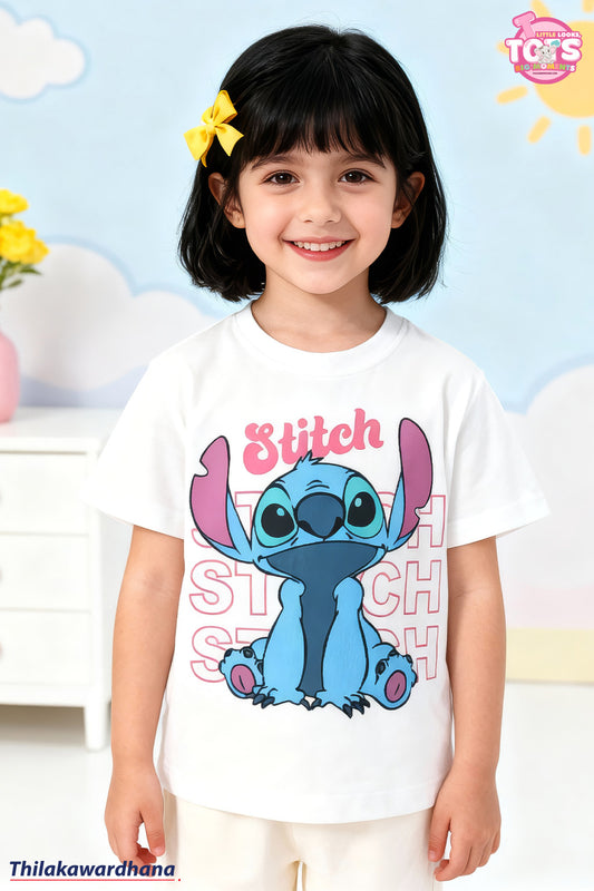 T Tots Stitch Girl T Shirt