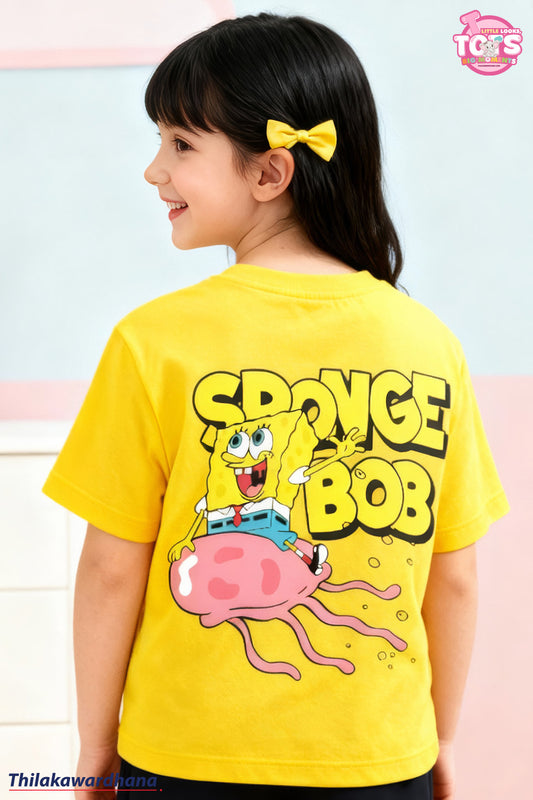 T Tots Printed Sponge Bob T Shirt