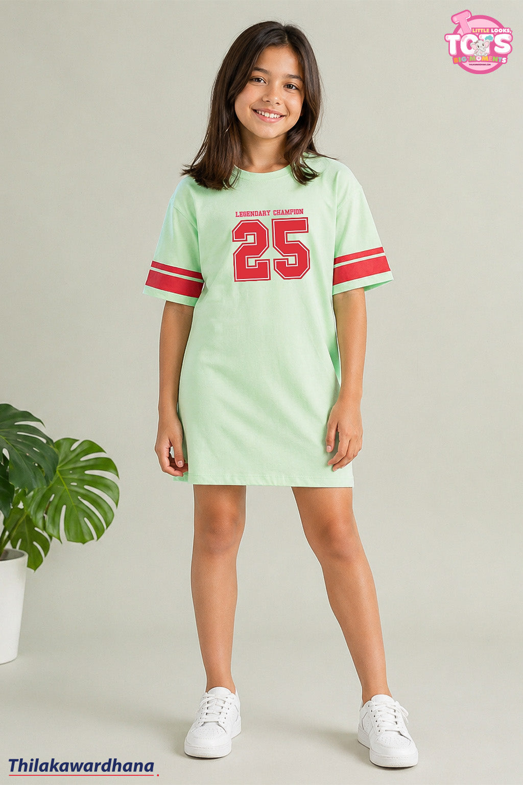 T Tots Printed T Shirt Dress