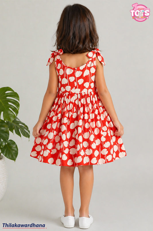T Tots Detailed Button A Line Dress
