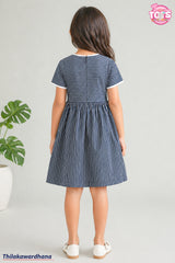 T Tots Stripe Printed Dress