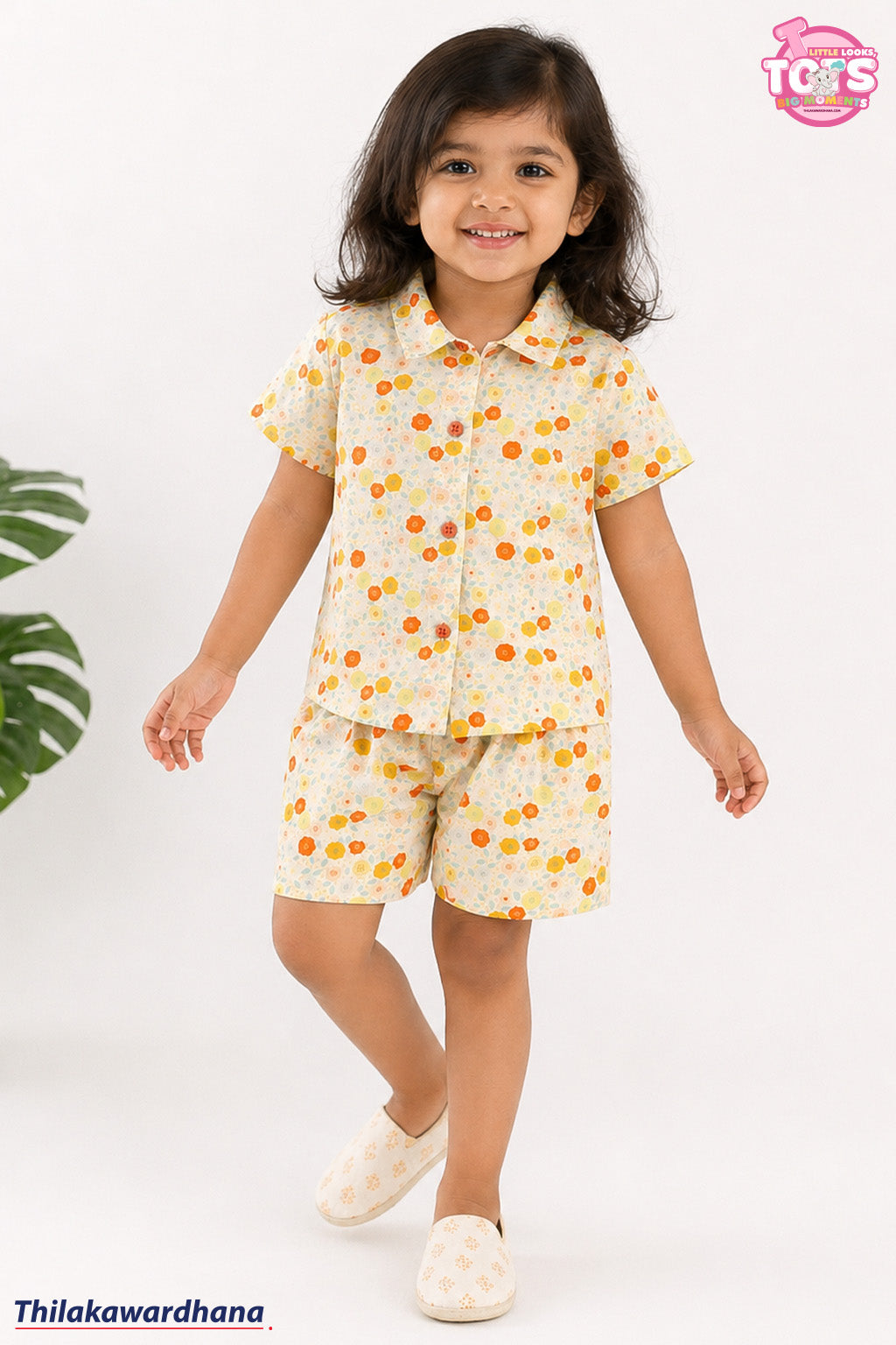 T Tots Printed Shirt With Pant