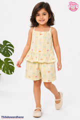 T Tots Ruffle Hem Cami Top & Short