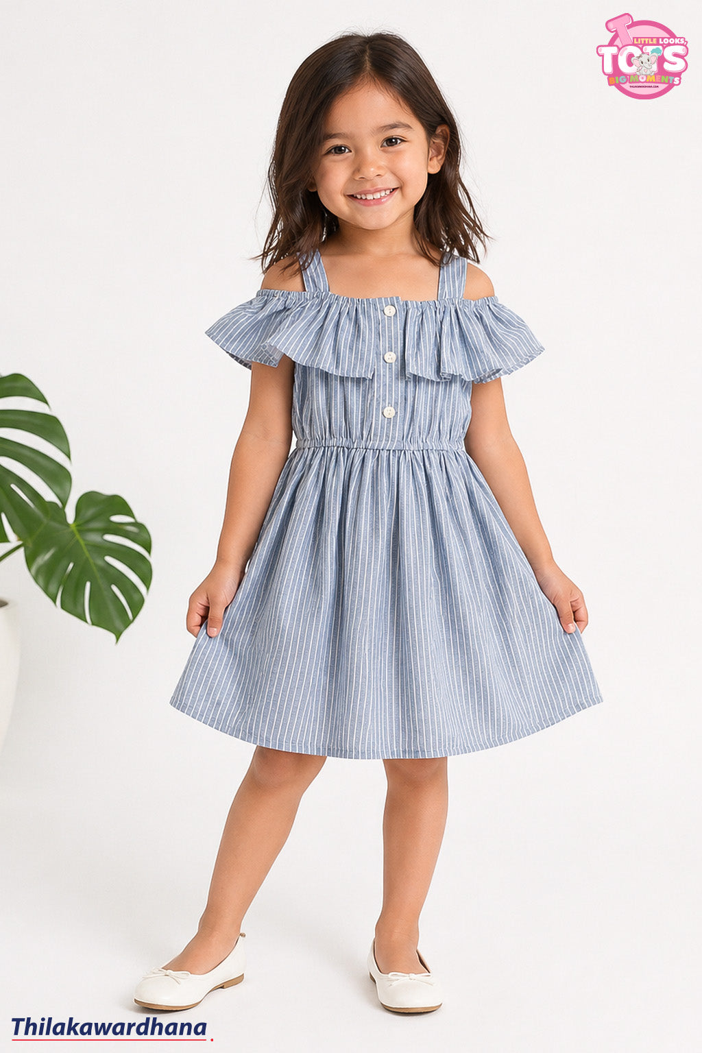 T Tots Cold Shoulder Dress