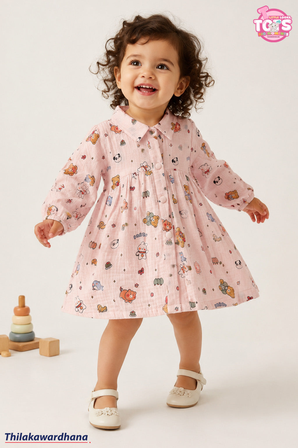 T Tots Kawaii Baggy Shirt Dress