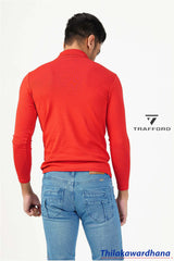 High Neck Long Sleeve T Shirt