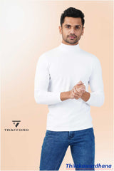 High Neck Long Sleeve T Shirt