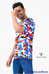 Trafford Abstract Printed T Shirt