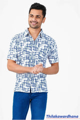 Men's Short Sleeve Printed Shirt