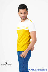 Trafford Color Blocked Crew Neck T Shirt