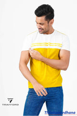 Trafford Color Blocked Crew Neck T Shirt