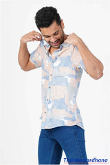 Men's Short Sleeve Printed Shirt