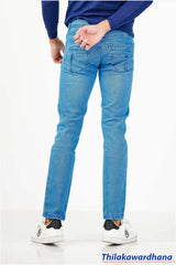 Men's Slim Fit Light Washed Jean