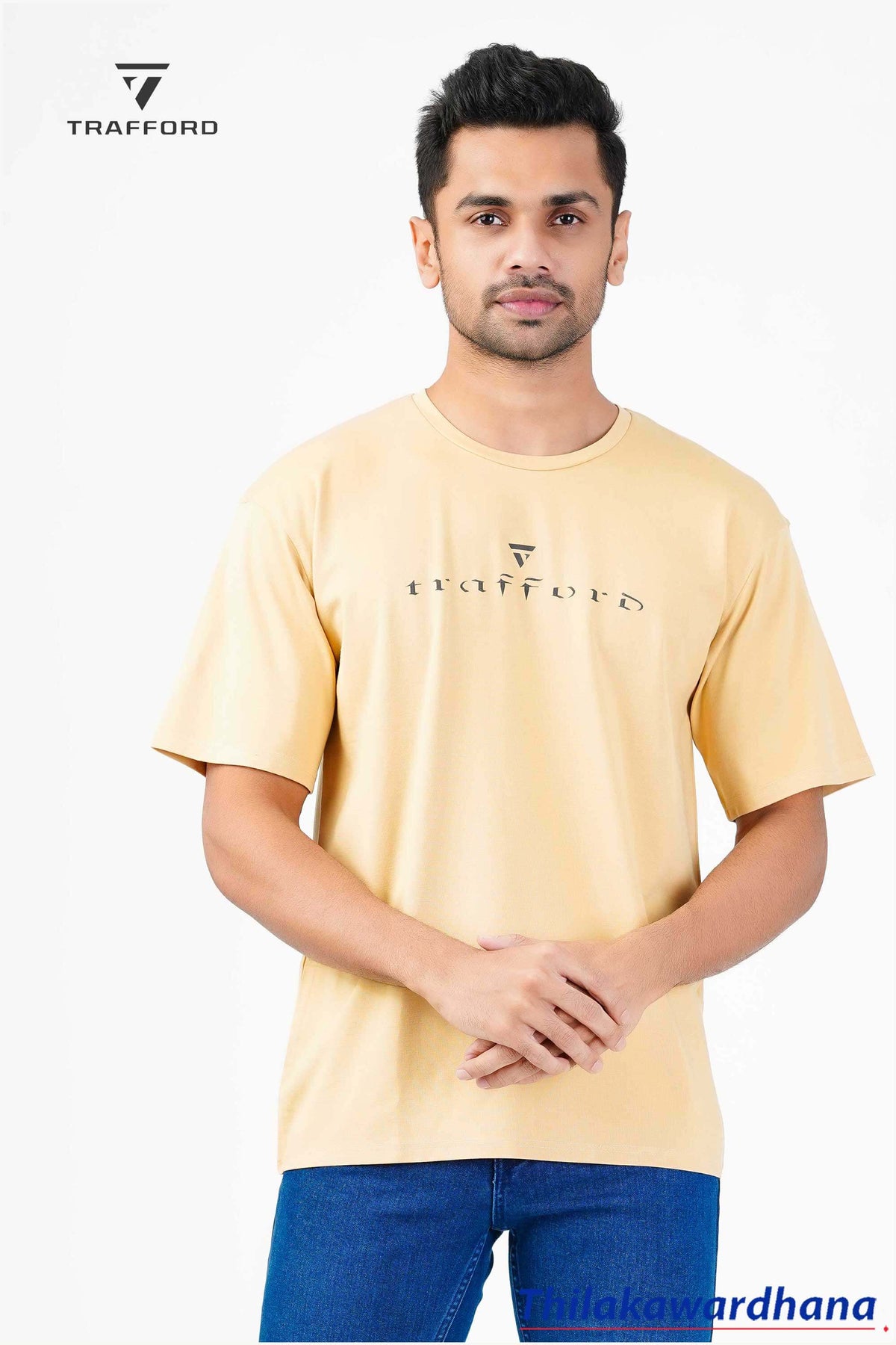 Trafford Logo Printed T Shirt