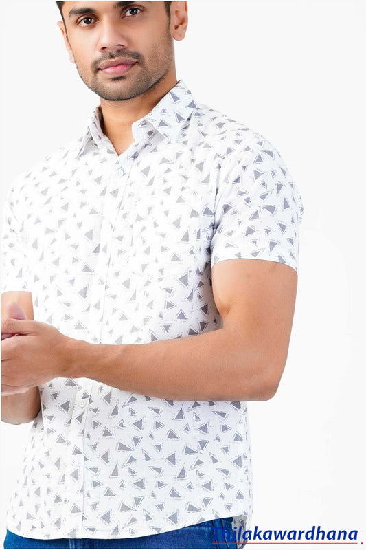 Men's Short Sleeve Printed Shirt