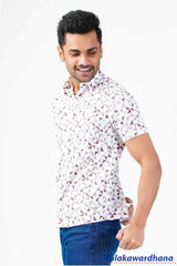 Men's Short Sleeve Printed Shirt