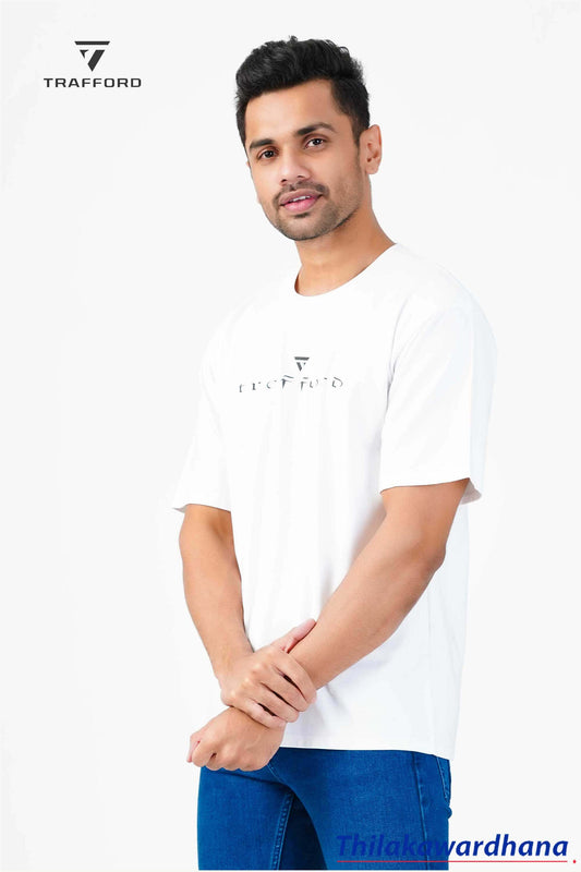 Trafford Logo Printed T Shirt